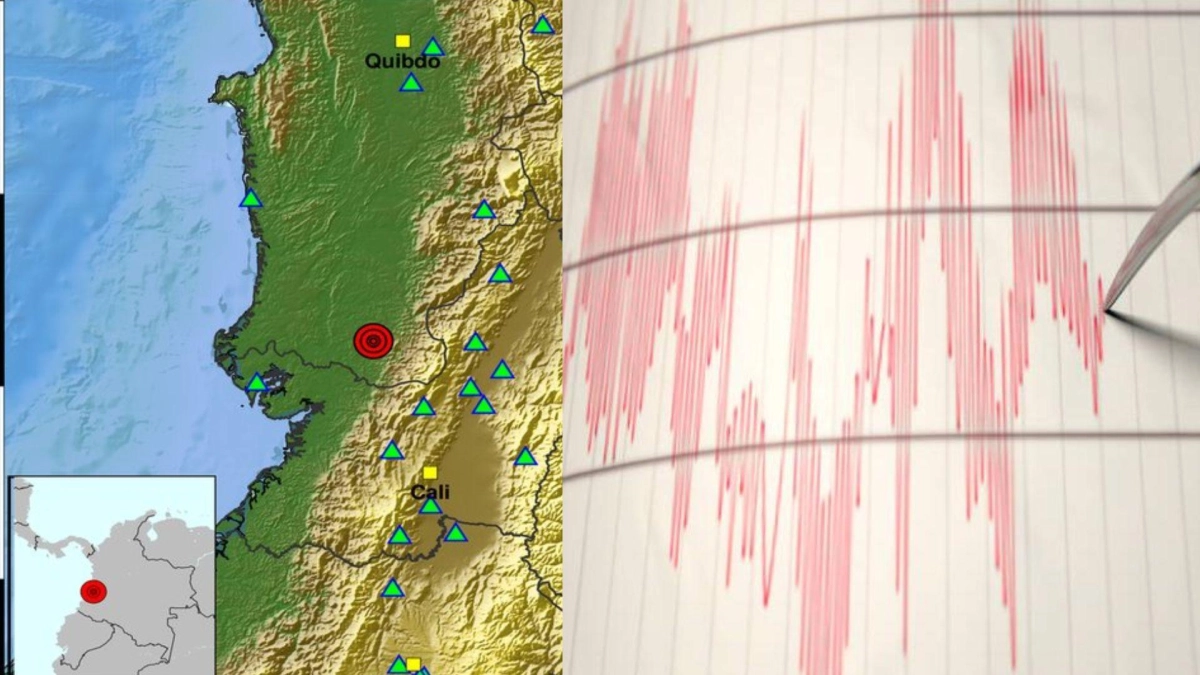 Temblor en el departamento del Chocó durante la madrugada de este miércoles 20 de mayo: epicentro, magnitud y detalles