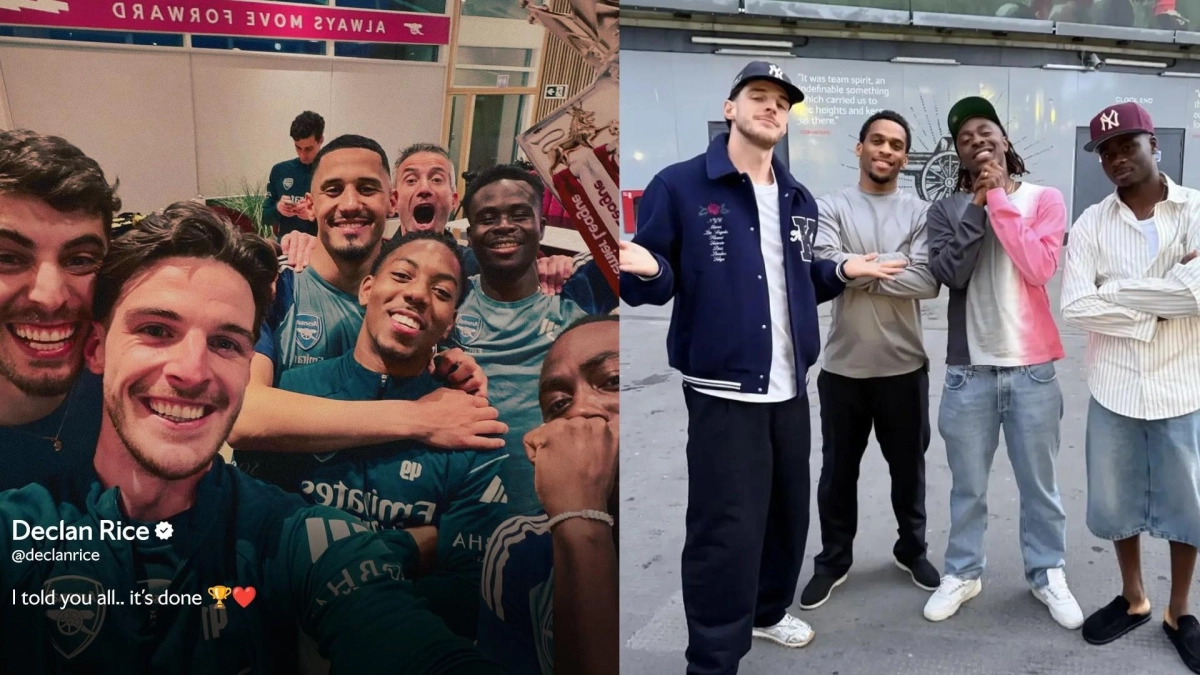 A las estrellas del Arsenal les dio la madrugada celebrando el título de la Premier League: en video el desatado festejo en las calles de Londres