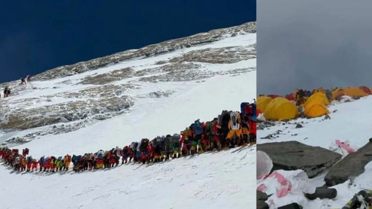 Se rompió nuevo récord por las colas en el Monte Everest