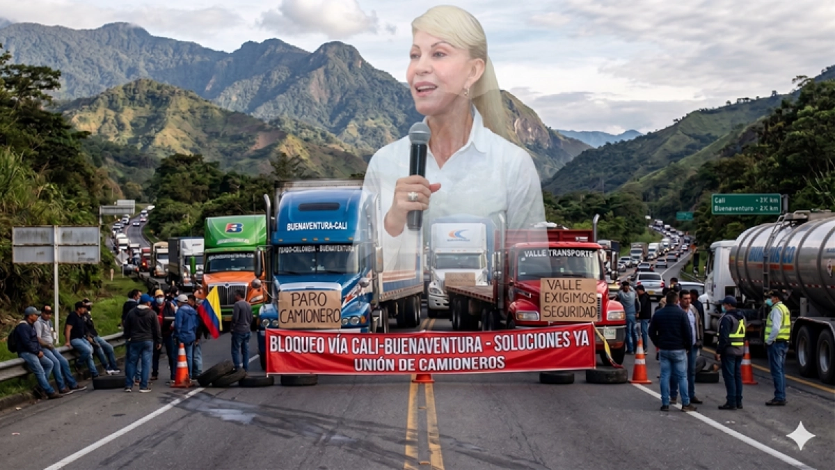 'No son problemas del Valle, son de todo el país': Dilian Francisca Toro exige al Gobierno Nacional que intervenga en bloqueo de la vía a Buenaventura