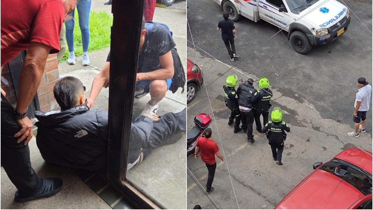 Video | Joven fue gravemente herido tras ser atacado por un hombre mientras caminaba en el noroccidente de Bogotá: esto se sabe