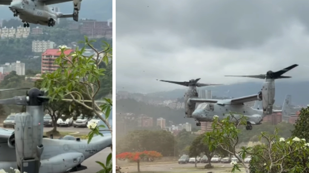 Estados Unidos realiza 'ejercicio de respuesta militar' en la Embajada en Venezuela: helicópteros con militares a bordo aterrizaron en Caracas
