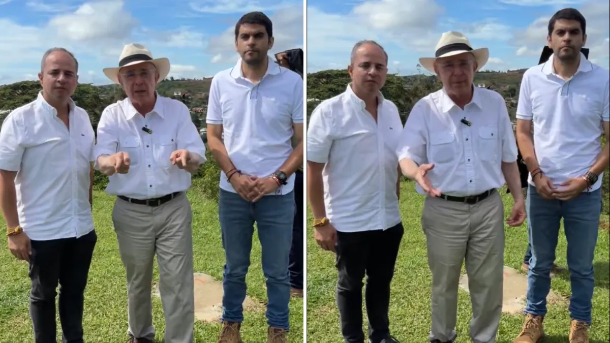 'No se confíen de Cepeda': el mensaje del expresidente Álvaro Uribe desde Antioquia para disidencias, 'clan del Golfo' y Eln de cara a las elecciones