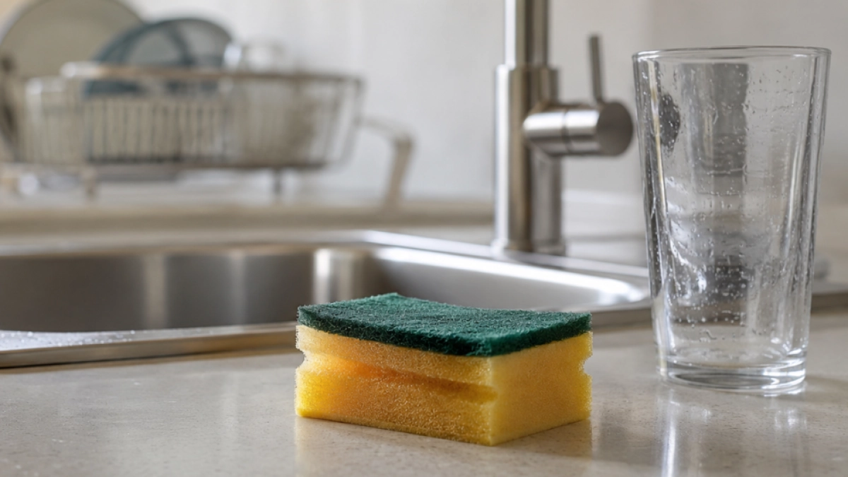 ¿Sus vasos siguen oliendo mal? Así puede limpiar las esponjas de cocina y eliminar el problema