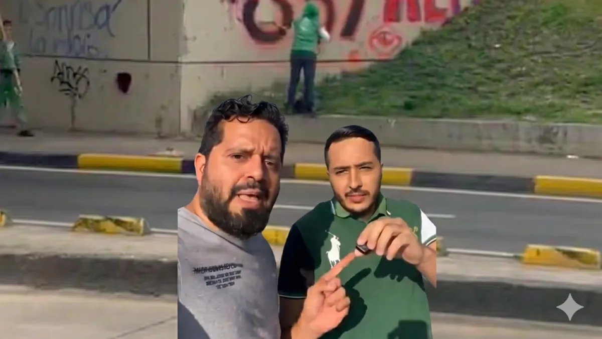 ¿Arte, protesta o infracción? Polémico mural que jóvenes pintaron en Cali generó fuerte discusión entre congresista y activistas antes de ser borrado
