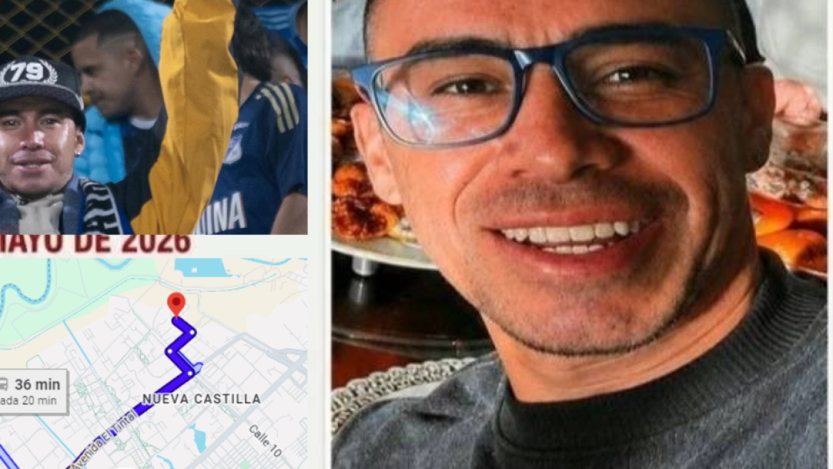 Ruta que habría tomado taxi que trasladó cuerpo del profesor Kevin Santiago Ángel, que desapareció tras salir de gimnasio en Bogotá: videos son clave