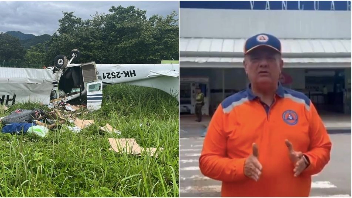 Identifican a las cuatro personas que iban en la avioneta que cayó en Villavicencio: cubría la ruta hacia La Macarena, Meta