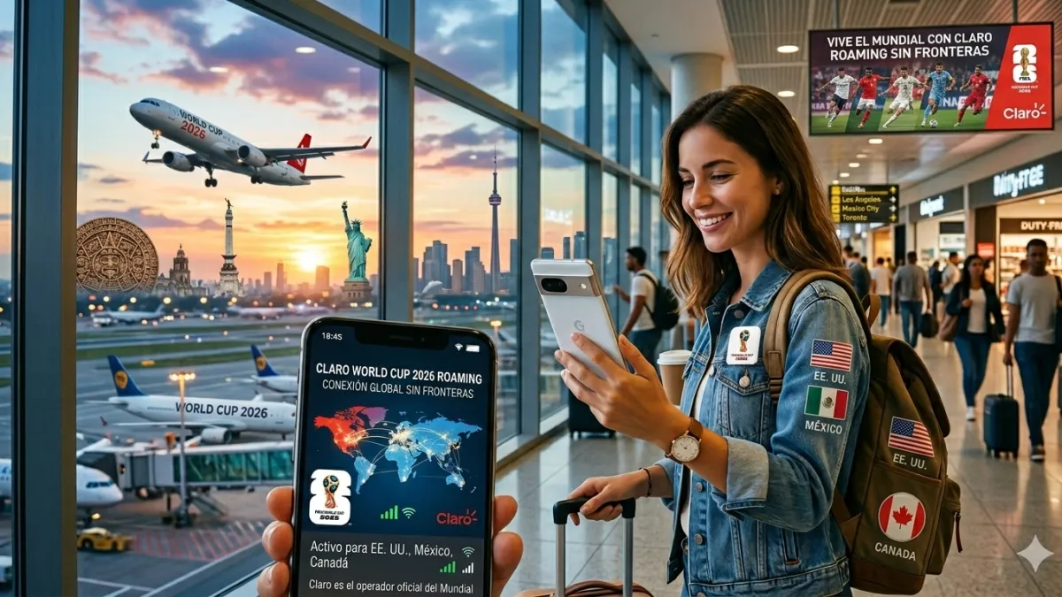 Claro entrega claves para usar roaming en Estados Unidos, México y Canadá durante el Mundial de Fútbol
