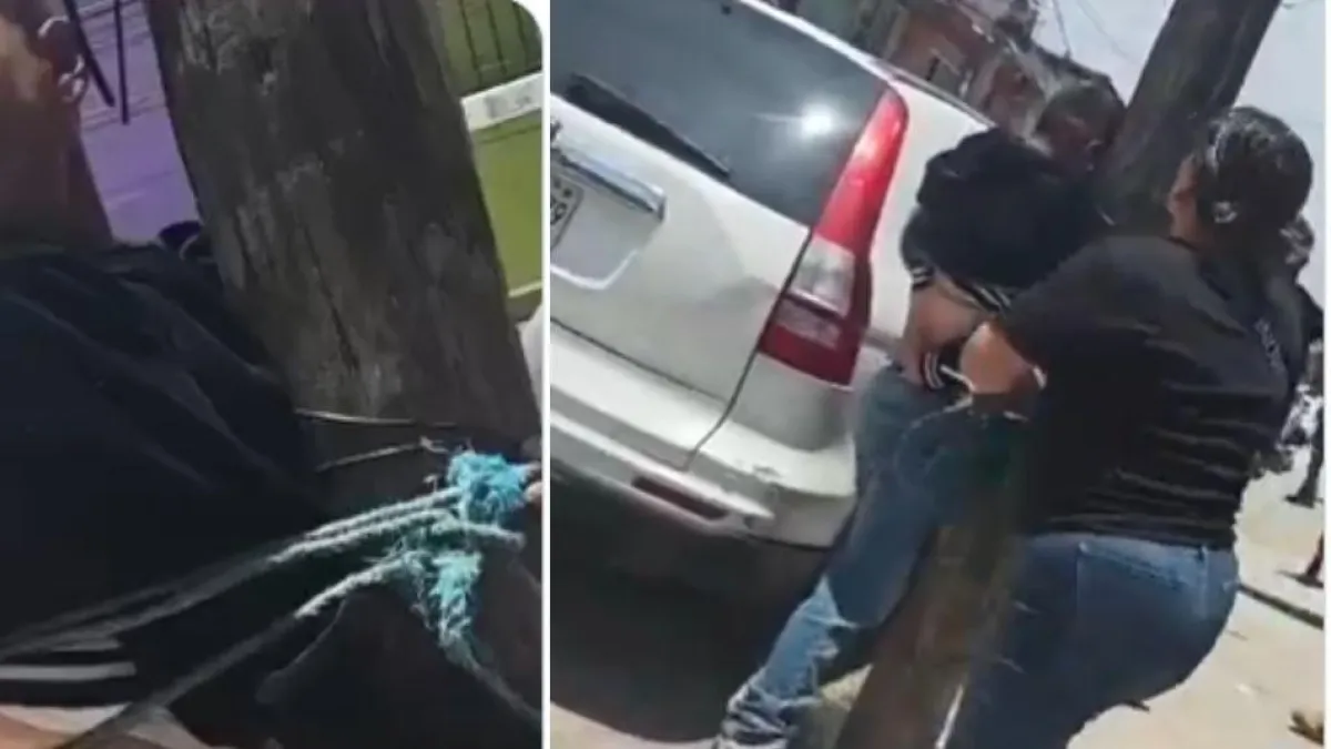 Video | Mamá agarró a correazos a su hijo luego de que lo descubrieran robando: ‘Me tienes cansada’