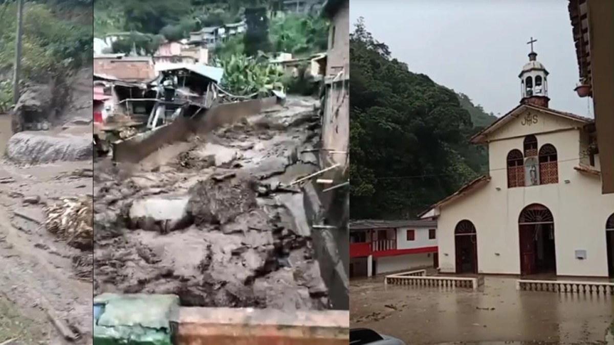 Video | ¡Alerta máxima en Andes! Creciente súbita en la quebrada Santa Bárbara obliga a evacuaciones urgentes