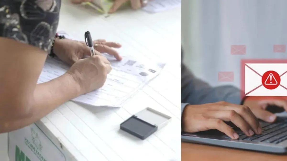 Registraduría advierte por mensaje falso sobre registro biométrico y supuesto cambio de mesas de votación: es mentira