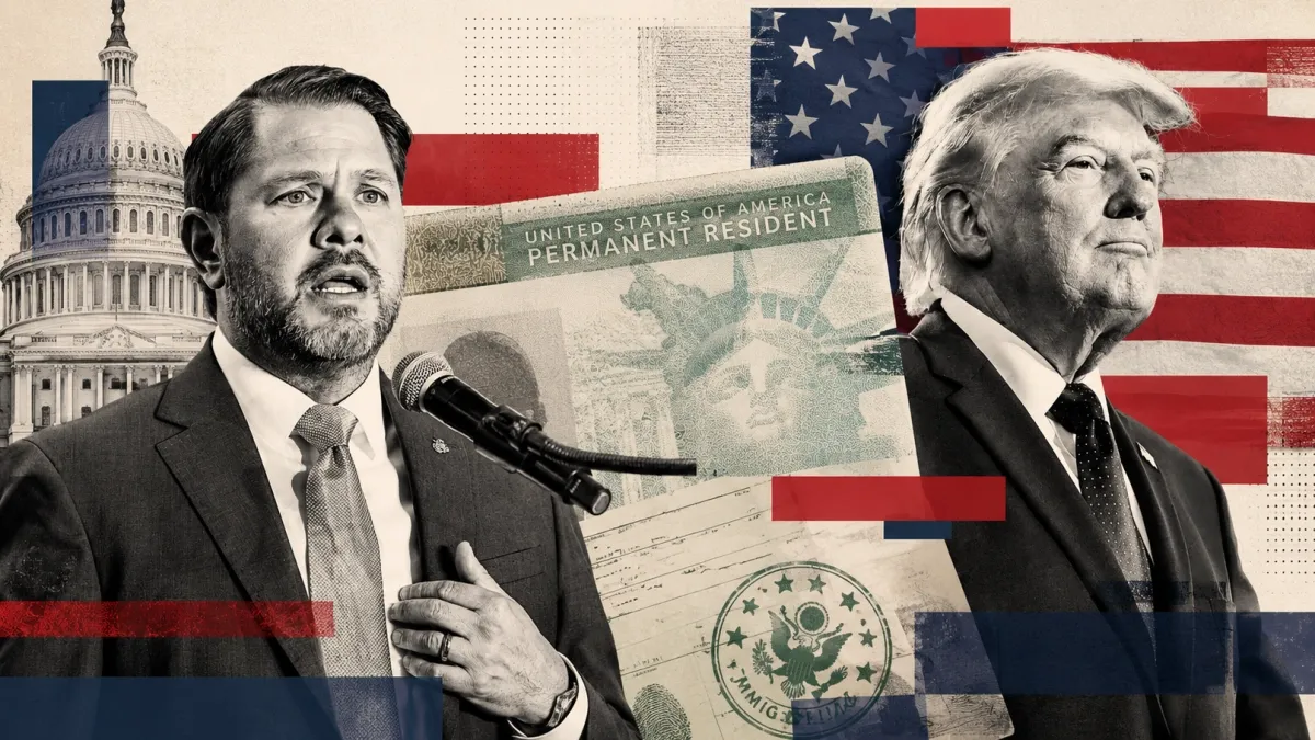 Senador de origen colombiano abre una batalla contra Trump por la ‘green card’: ¿podrá detener la medida que preocupa a millones de inmigrantes?