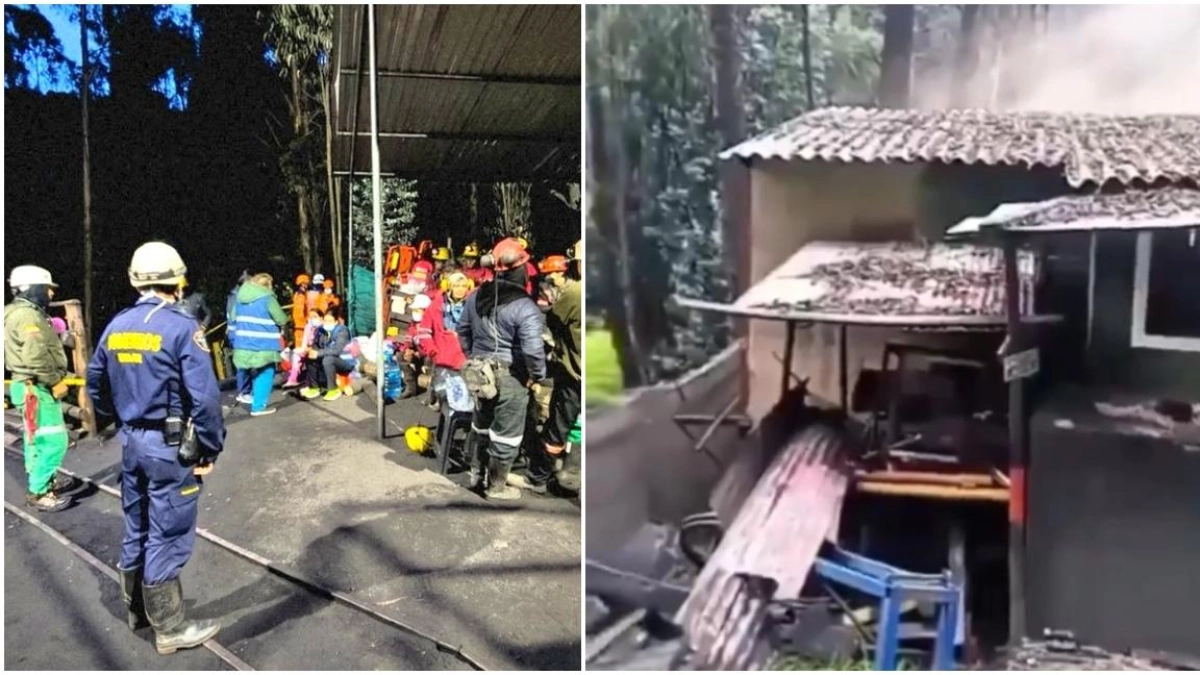 En medio de las dificultades por salvar a los mineros atrapados en una mina de carbón en Sutatausa, se reportó el rescate de 4 cuerpos sin vida