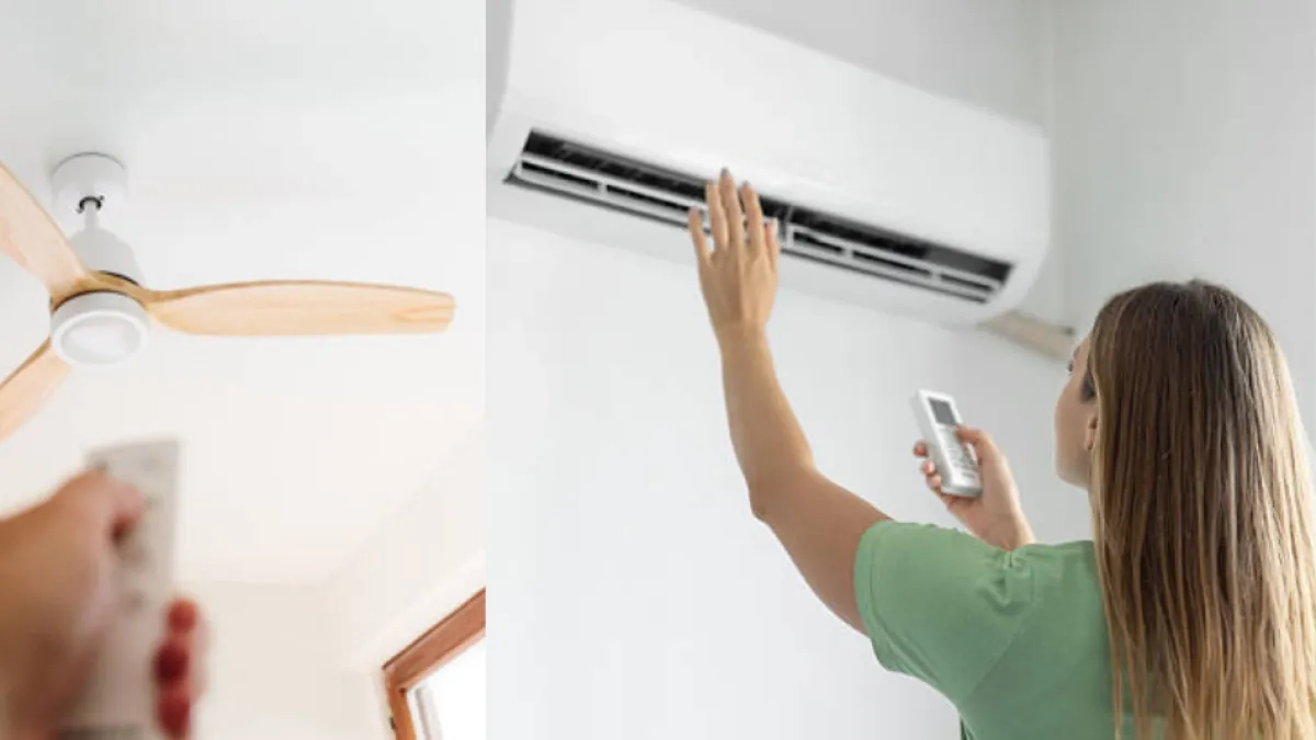 ¿Qué gasta menos luz, el ventilador o el aire acondicionado?