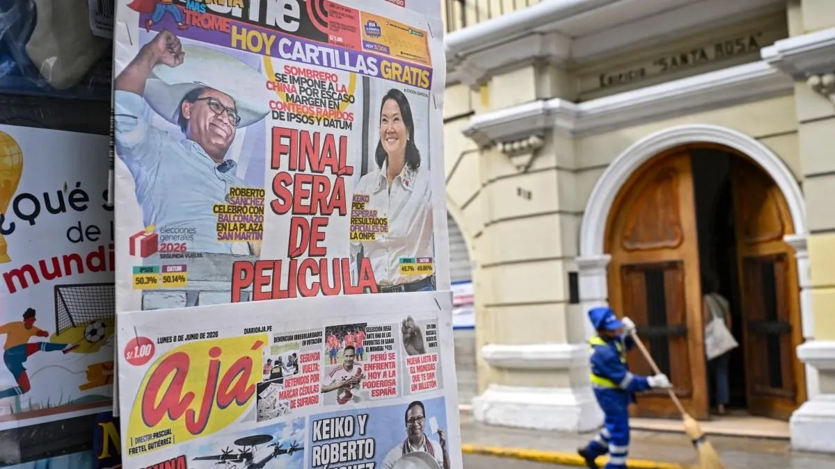 Elecciones en Perú EN VIVO: el empate técnico entre Sánchez y Fujimori que paraliza a América Latina