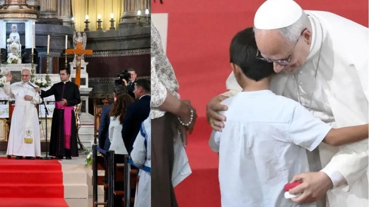 Renzo, el niño que hizo varias preguntas al papa León XIV que lo pusieron a pensar: '¿Por qué hay personas que les pasan cosas malas y a otras no?'