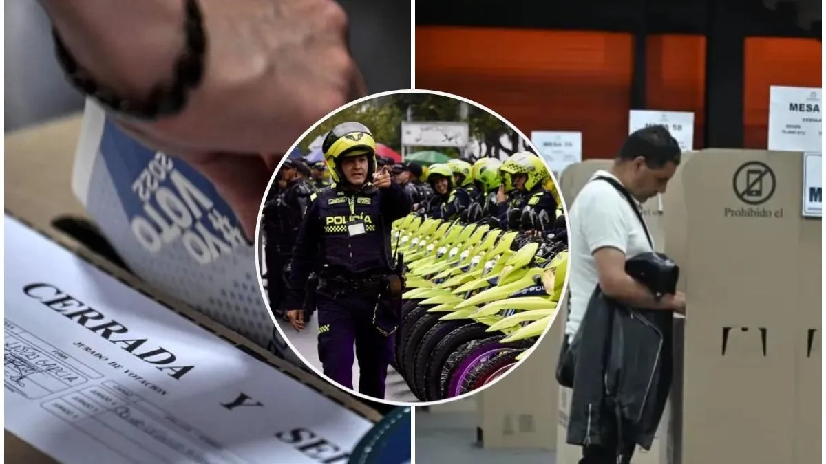 Estas son las medidas que se llevarán a cabo en Bogotá para la segunda vuelta de las elecciones presidenciales: habrá más de 10.000 policías