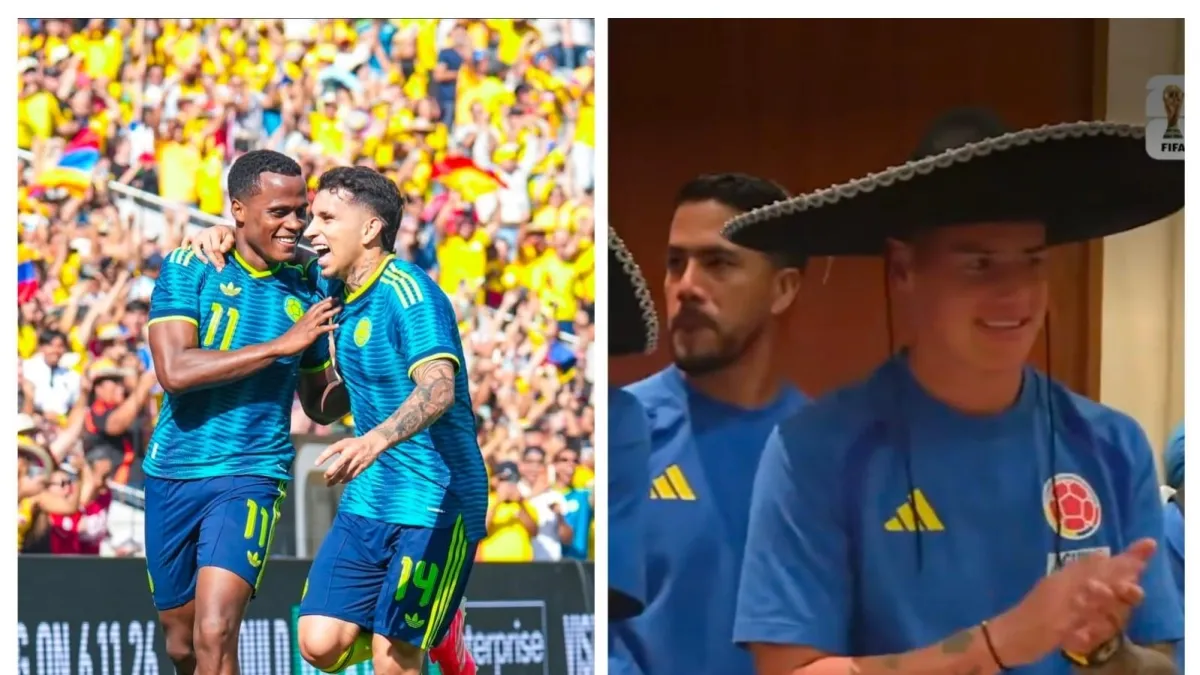 ¡Con sombrero y en medio de aplausos! La Selección Colombia 