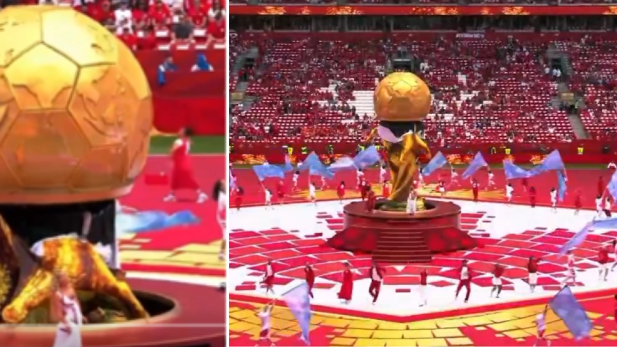 Críticas por Copa del Mundo que se desinfló y presentó fallas técnicas durante la inauguración previa al partido del Mundial 2026 en Toronto, Canadá