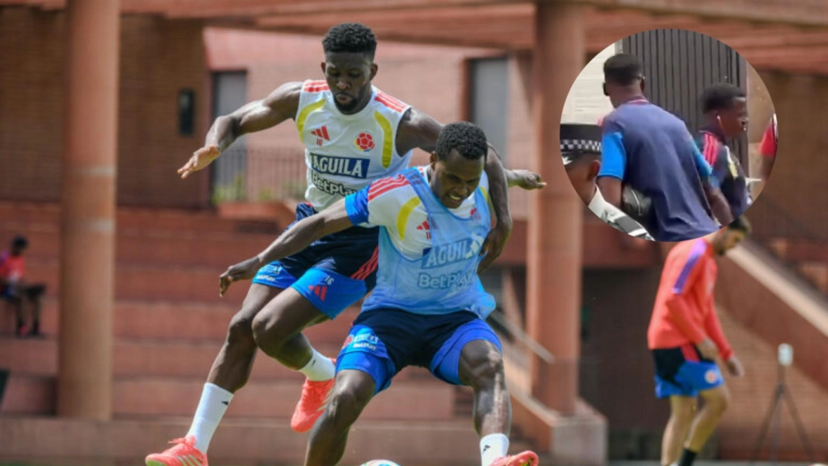 Video | Incómodo momento se vivió en la concentración de la Selección Colombia: Yerry Mina obligó a compañero a firmar autógrafo