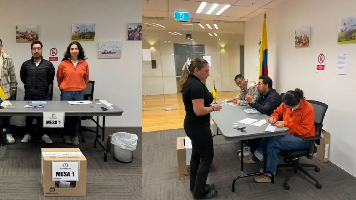 Se abrieron las urnas en el exterior para que los colombianos ejerzan su derecho al voto en la segunda vuelta presidencial