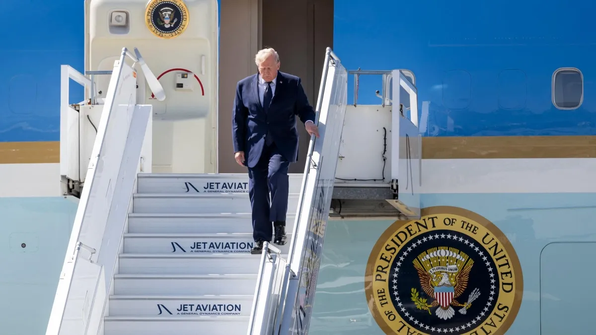 Trump llega a Europa para cumbre del G7 tras alcanzar acuerdo con Irán