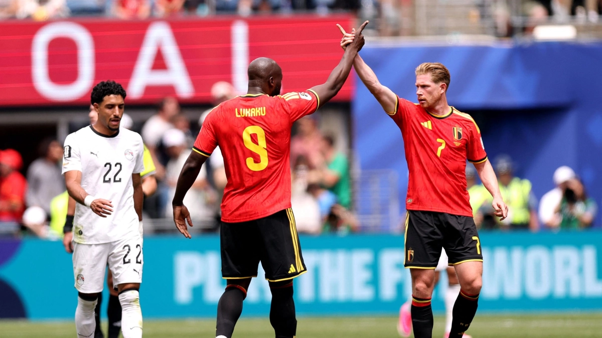 Video | Bélgica y Egipto jugaron mano a mano y terminaron en un justo empate, en su debut en el Mundial 2026