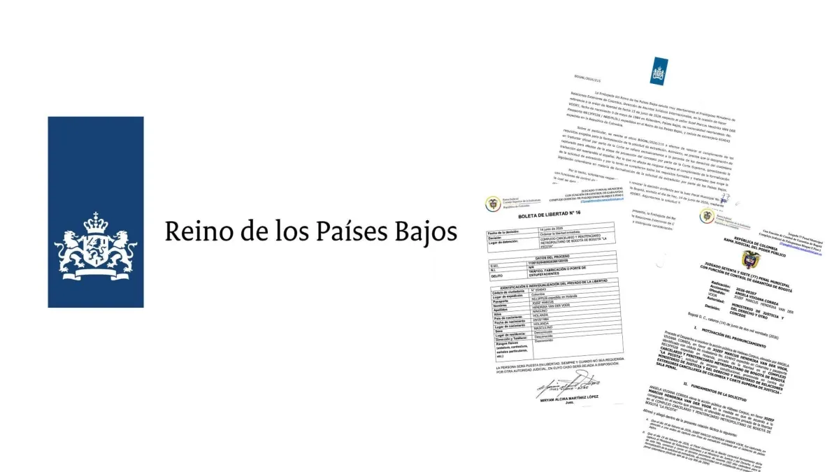Polémica libertad de supuesto narco neerlandés en Colombia desató dura nota diplomática que pide revocar la decisión