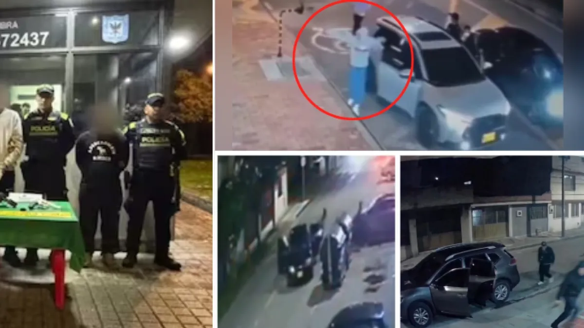 Estos son los integrantes de violenta banda de ladrones de Toyotas, Ford y Mazda que operaba en Bogotá: atropellaron policías y usaban a menor de edad