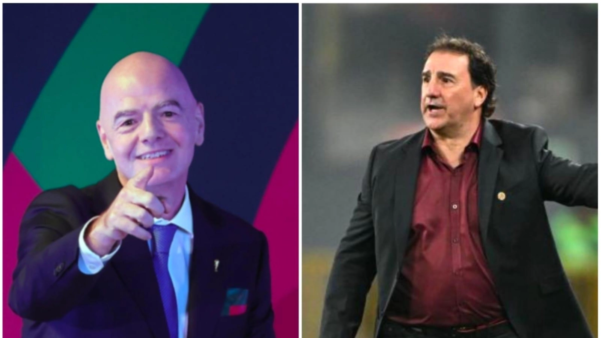 Gianni Infantino felicitó a la Selección Colombia liderada por Nestor Lorenzo por ganar contra Uzbekistan en su debút mundialista