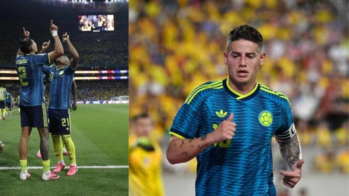 James Rodríguez, at the centre of the debate following Colombia's debut to Uzbekistan at the World Cup 2026: analyzed his physical data and rhythm