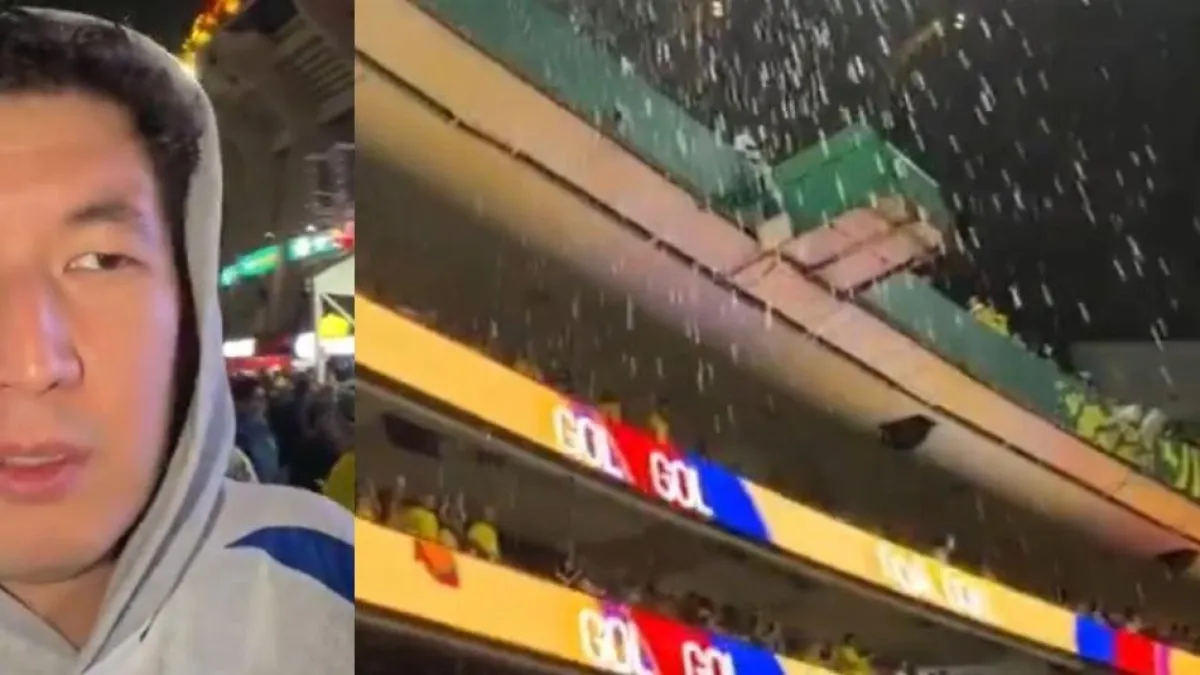Hincha de Uzbekistán se molestó con aficionados de Colombia tras ser salpicado con cerveza: 'Qué falta de respeto'