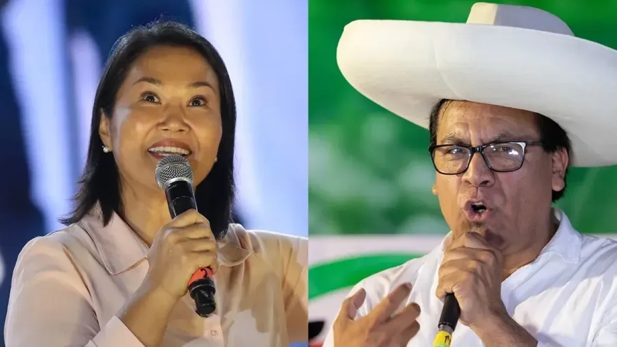 Elecciones en Perú EN VIVO | Con solo el 0,3 % de las actas por contabilizar, Fujimori mantiene una ventaja de 41.000 votos sobre Sánchez