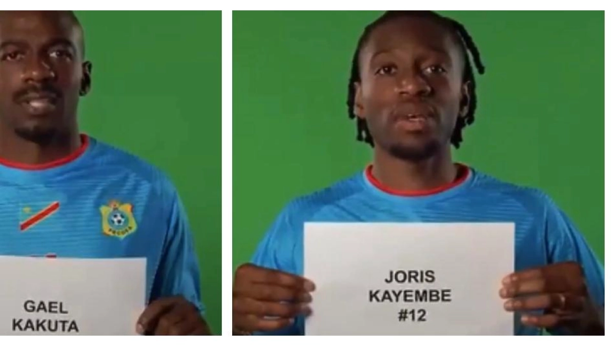 Antes del duelo contra Colombia, jugadores de RD Congo lanzan video para que todo el mundo sepa cómo se pronuncian sus nombres