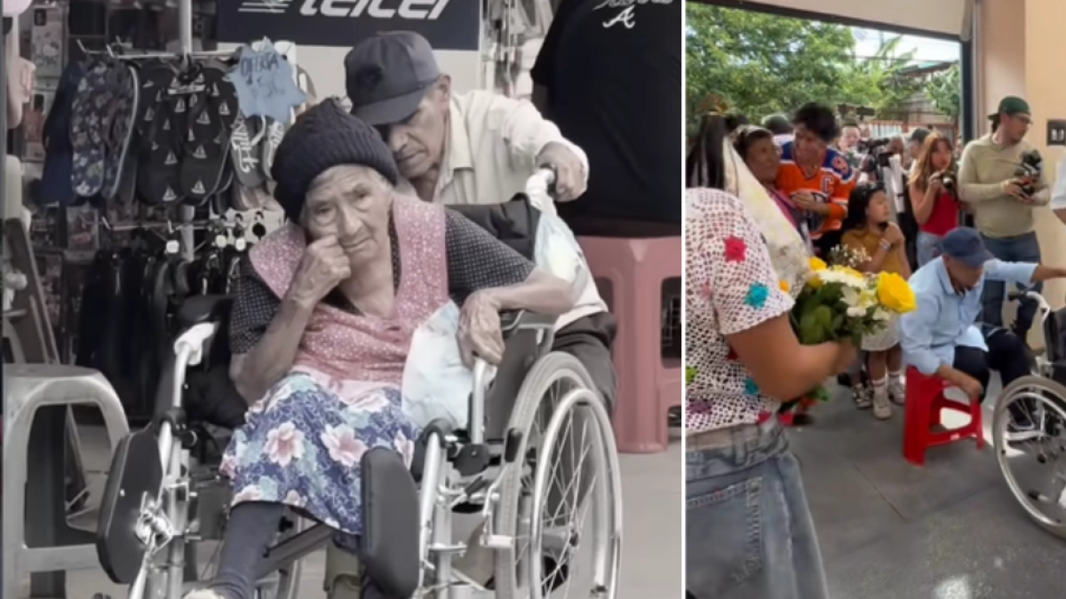 Madre de 96 años en silla de ruedas y su hijo con amputación de pierna recibieron vivienda tras campaña solidaria: 'Ya no podemos trabajar'