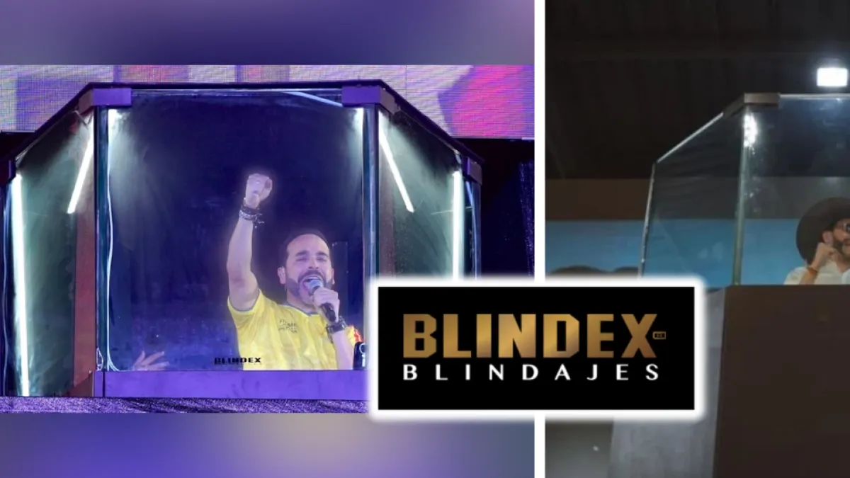 Blindex: la empresa detrás de la especie de 'papamóvil' blindado que usó Abelardo de La Espriella en discurso en Barranquilla y en parte de la campaña