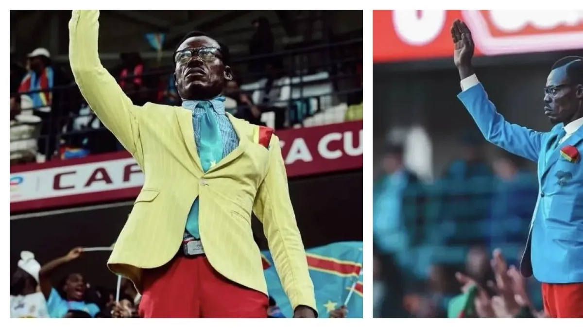 La historia del hincha de República del Congo que encarna el espíritu de Patrice Lumumba: la estatua humana estará en el duelo contra Colombia