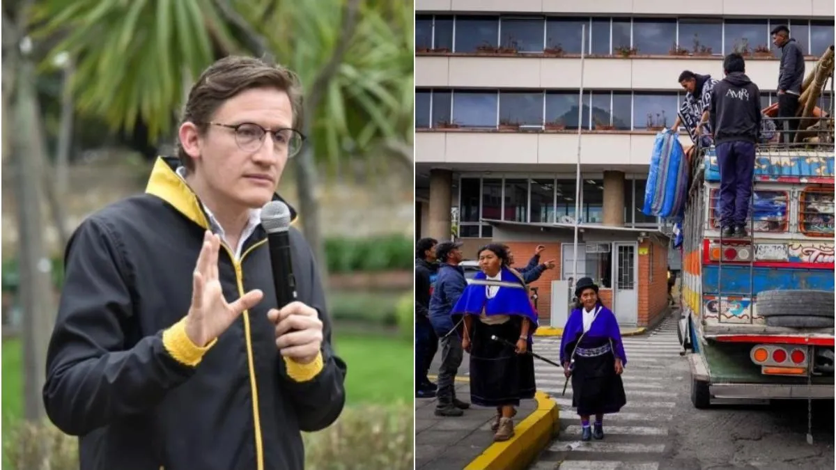 Secretario de Gobierno de Bogotá, Gustavo Quintero, advierte sobre llegada de 500 indígenas Misak para exigirle cumplimiento de acuerdos al Gobierno