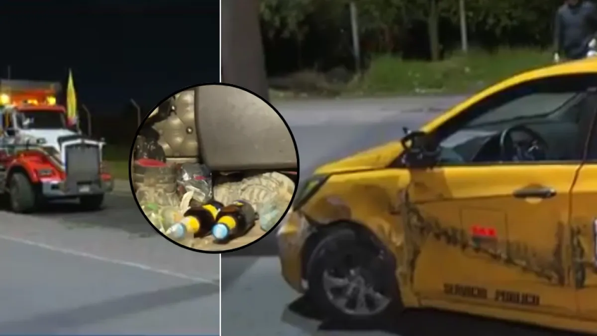 Conductor en presunto estado de embriaguez causó grave accidente tras partido de Colombia y se lanzó al río Bogotá para escapar: sigue desaparecido