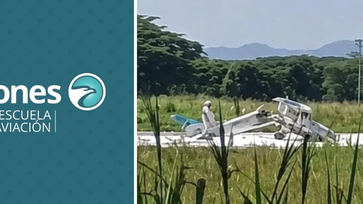 Esta es la escuela de aviación que operaba avioneta que se partió en dos y prendió fuego en Cartago: video de accidente en el que pasajera salió ilesa