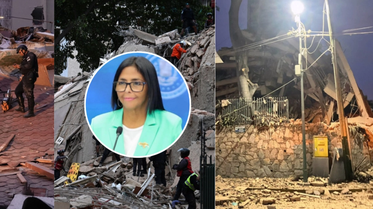 Delcy Rodríguez, encargada de Venezuela, decreta emergencia y da balance de daños tras doble terremoto de 7,5: reporta más de 700 heridos y 32 muertos