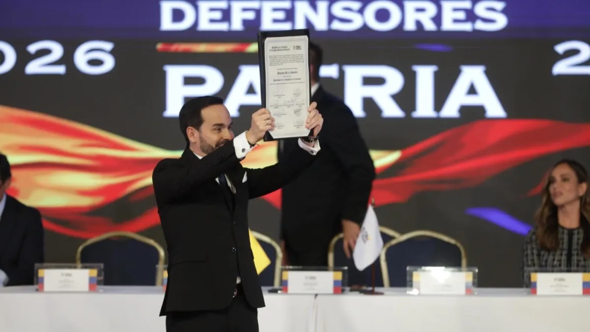 Las claves del primer discurso de Abelardo de la Espriella: ultimátum a los grupos armados, empalme con auditoría y 'reconstrucción' nacional
