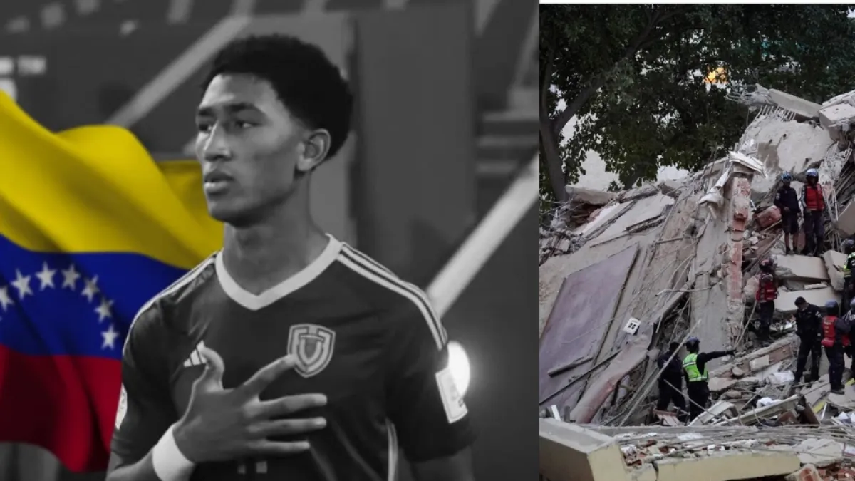 Confirman muerte de futbolista promesa de la selección de Venezuela tras terremotos; Federación Venezolana de Fútbol se pronunció: 'Latido Vinotinto'