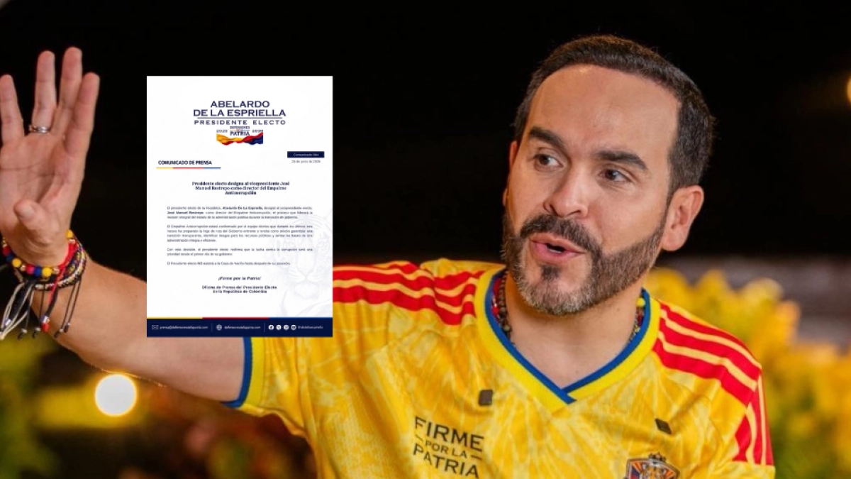 El presidente electo Abelardo de la Espriella no asistirá a la Casa de Nariño antes de su posesión