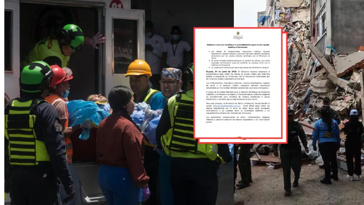 Ministerio de Salud define cómo Colombia enviará ayuda médica a Venezuela tras los terremotos: así será el procedimiento