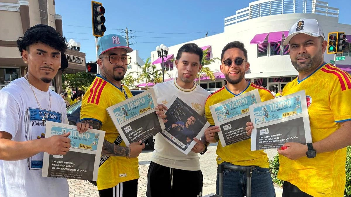 EL TIEMPO circuló en Miami y se sumó a la fiesta amarilla en el Mundial 2026, que se coronó con el primer lugar de la Selección Colombia en su grupo