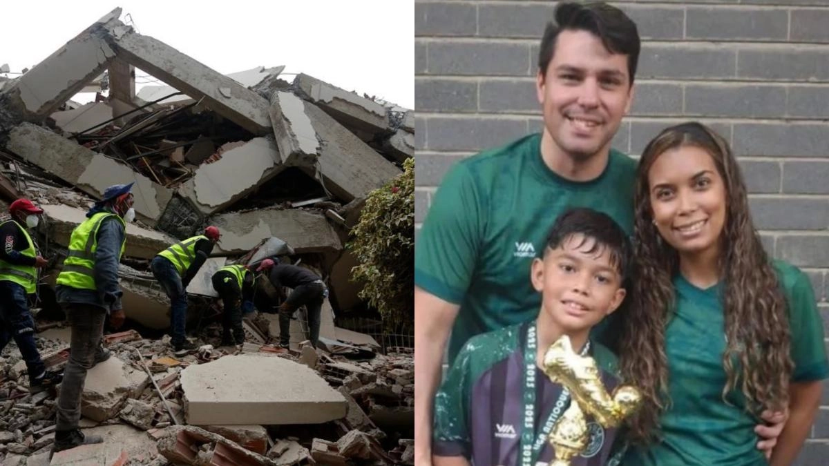 La familia venezolana que vive en Colombia y se encontraba de vacaciones en La Guaira cuando ocurrieron los terremotos: allegados los siguen buscando