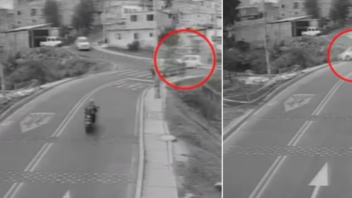 Habló conductor de taxi que sufrió un grave accidente tras caer a una quebrada en la localidad de Usme, en Bogotá: revelan imágenes del momento exacto
