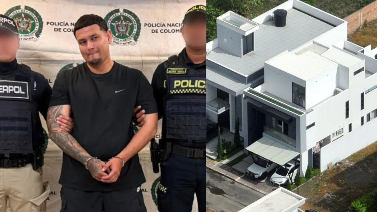 Mansión de 6.000 millones, esquema de seguridad e identidad falsa: así cayó alias Gato Negro en Barranquilla