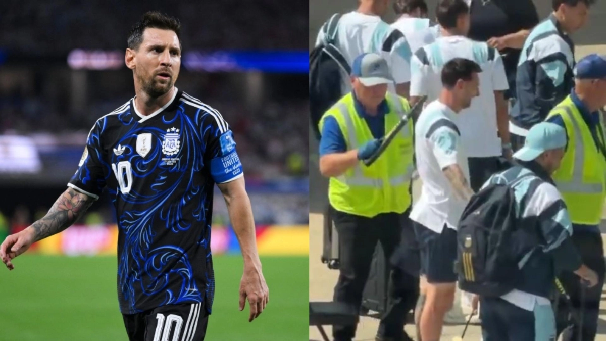 Video | Argentina no se salvó de los duros controles en Estados Unidos: insólito objeto encontrado en el equipaje desató la risa de Lionel Messi